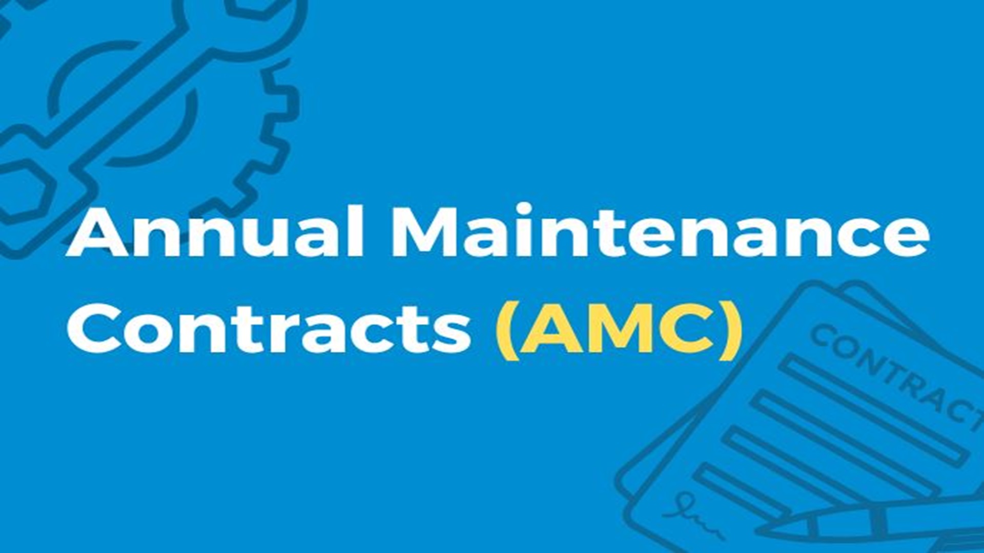 Annual Maintenance Contracts Image